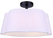 Canarm - ISF2266B03BK - Three Light Semi-Flush Mount - Siena - Matte Black