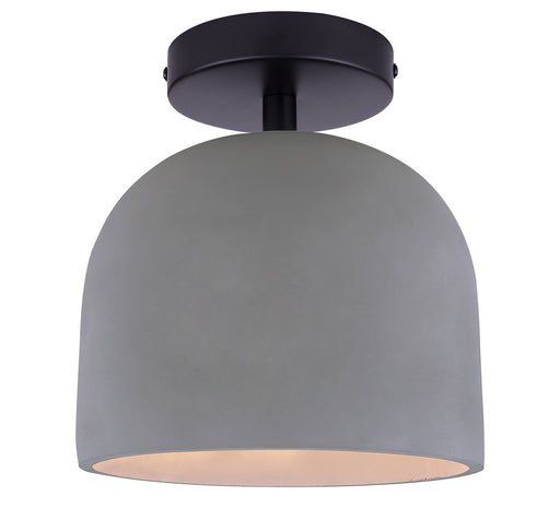 Canarm - ISF729B01BK-GY - One Light Semi-Flushmount - Jack - Matte Black