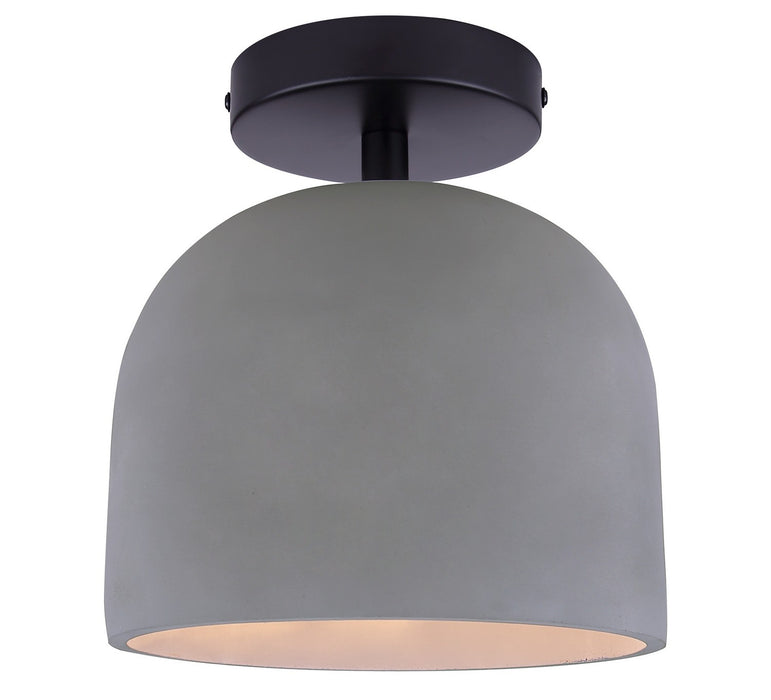 Canarm - ISF729B01BK-GY - One Light Semi-Flushmount - Jack - Matte Black