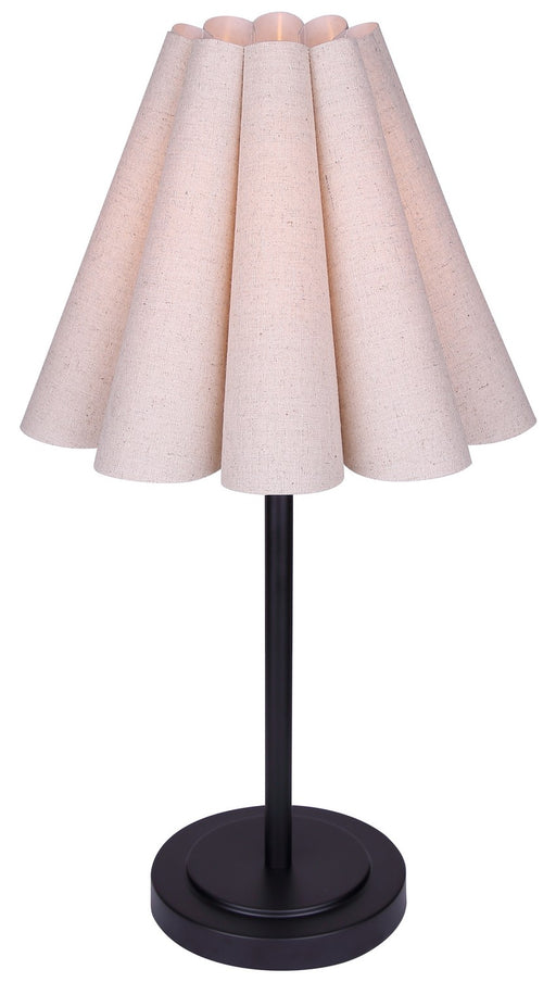 Canarm - ITL1239A23BK - One Light Table Lamp - Iris - Matte Black