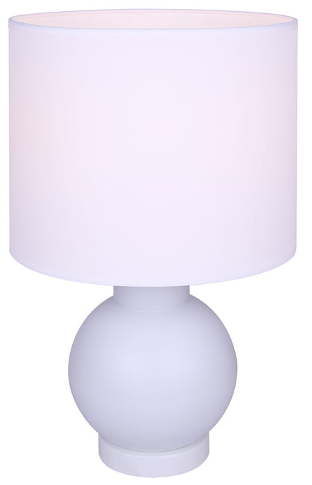 Canarm - ITL2292B19WH - One Light Table Lamp - Sable - Matte White