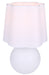 Canarm - ITL2294B18WH - One Light Table Lamp - Melina - Matte White
