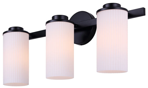 Canarm - IVL1165A03BK-FR - Three Light Vanity - Kinslea - Matte Black
