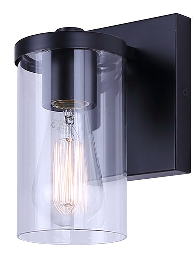 Britton One Light Vanity Matte Black