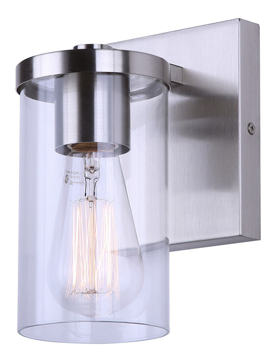 Canarm - IVL1234A01BN - One Light Vanity - Britton - Brushed Nickel