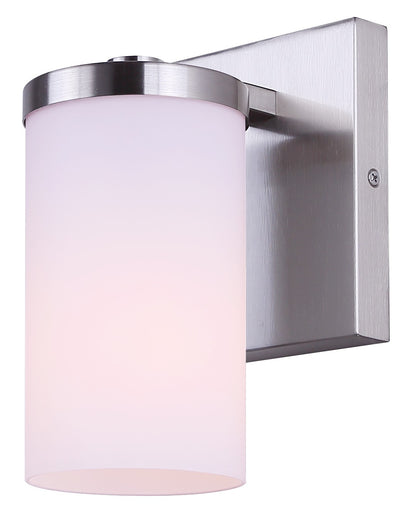Britton One Light Wall Sconce Brushed Nickel