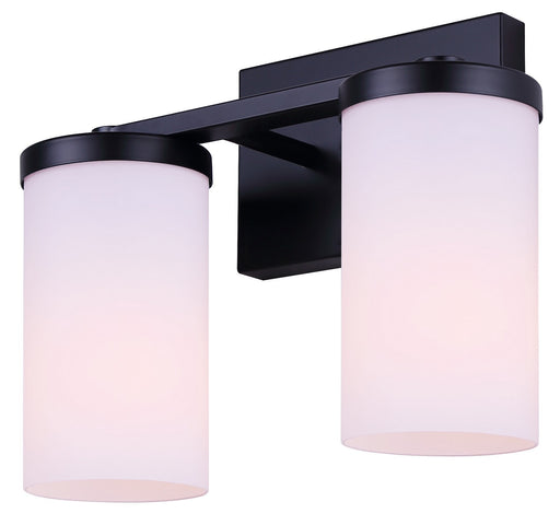Canarm - IVL1234A02BK-FO - Two Light Vanity - Britton - Matte Black