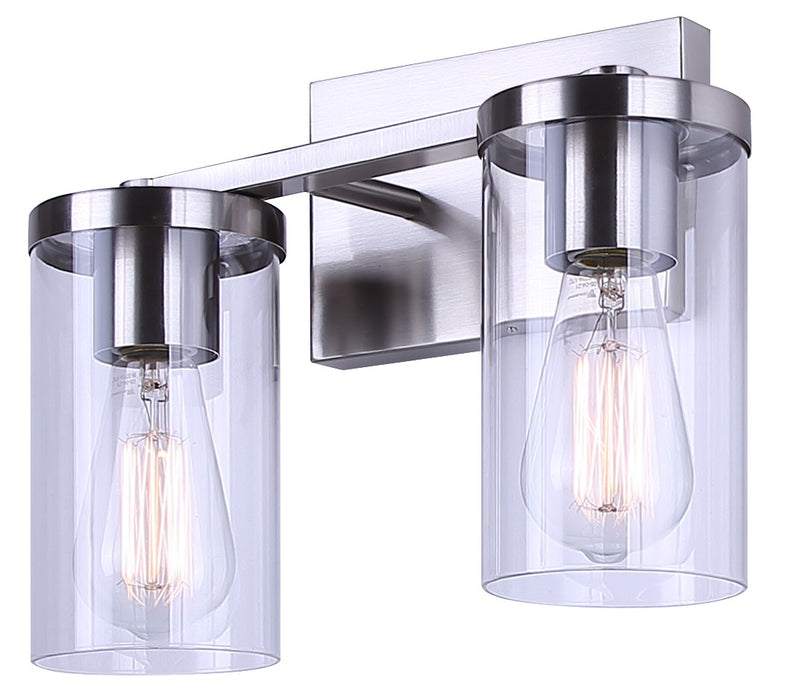 Canarm - IVL1234A02BN - Two Light Vanity - Britton - Brushed Nickel
