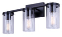Canarm - IVL1234A03BK - Three Light Vanity - Britton - Matte Black