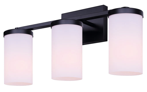 Canarm - IVL1234A03BK-FO - Three Light Vanity - Britton - Matte Black