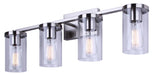 Canarm - IVL1234A04BN - Four Light Vanity - Britton - Brushed Nickel