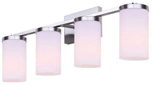Canarm - IVL1234A04BN-FO - Four Light Vanity - Britton - Brushed Nickel
