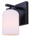 Canarm - IVL1241A01BK - One Light Wall Sconce - Bram - Matte Black