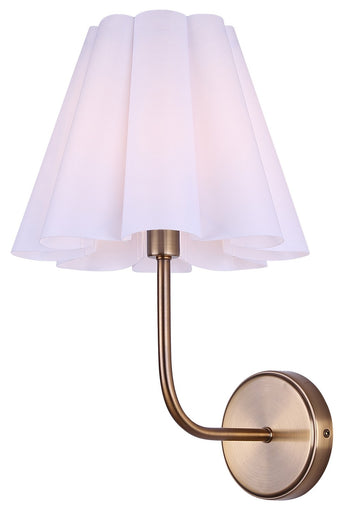 Iris One Light Wall Sconce Gold