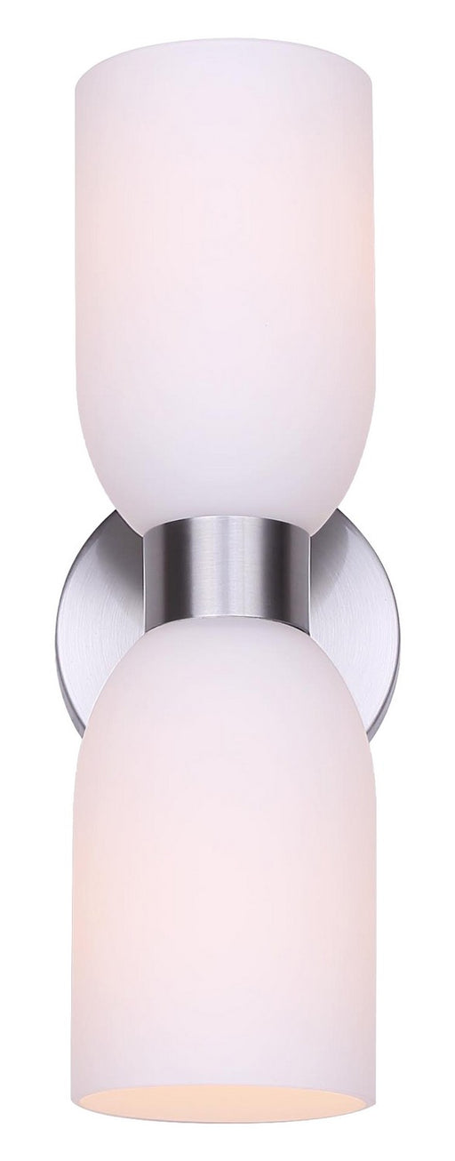Canarm - IWF1251A02BN - Two Light Wall Fixture - Darius - Brushed Nickel