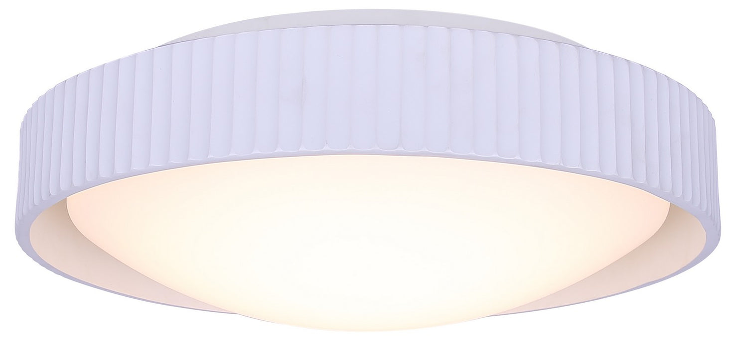 Canarm - LFM337A17WHR - LED Flush Mount - Harvey - Matte White