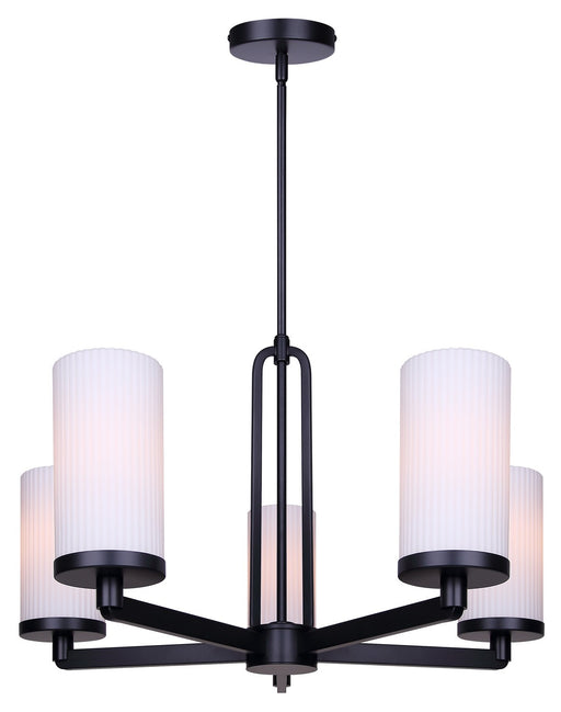 Canarm - ICH1165A05BK-FR - Five Light Chandelier - Kinslea - Matte Black