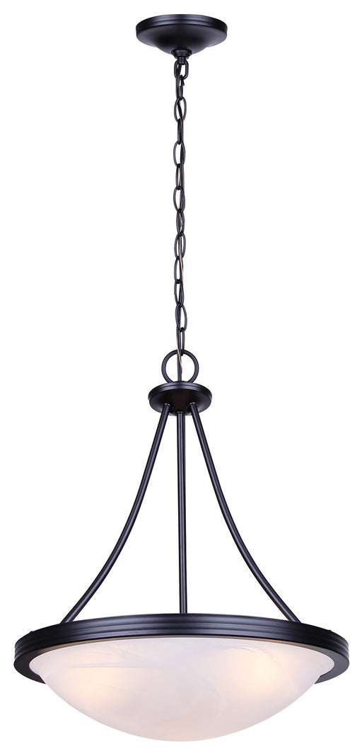 Canarm - ICH4115BK - Three Light Chandelier - Devon - Matte Black