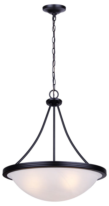 Canarm - ICH4118BK - Three Light Chandelier - Devon - Matte Black