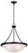 Canarm - ICH4118BK - Three Light Chandelier - Devon - Matte Black