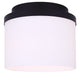 Canarm - IFM1234A09BK-FO - One Light Flush Mount - Britton - Matte Black