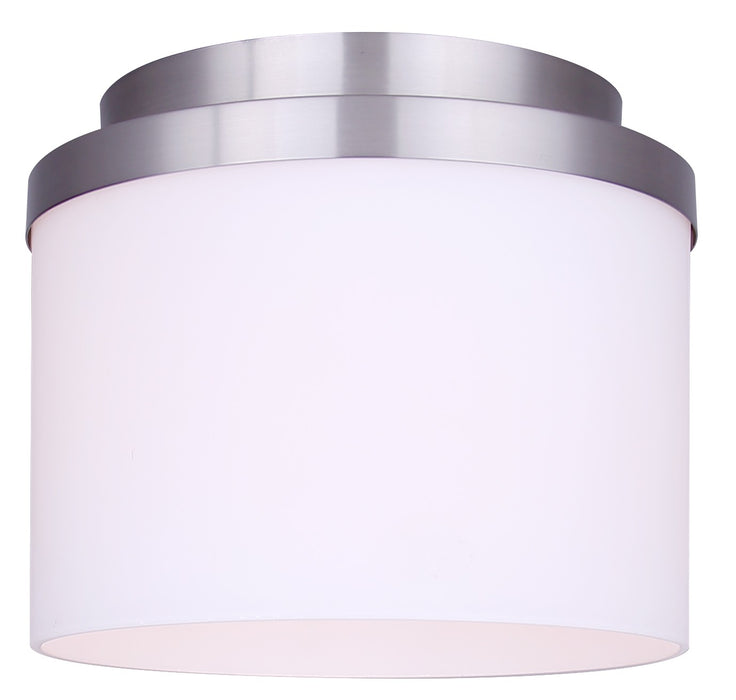 Canarm - IFM1234A09BN-FO - One Light Flush Mount - Britton - Brushed Nickel