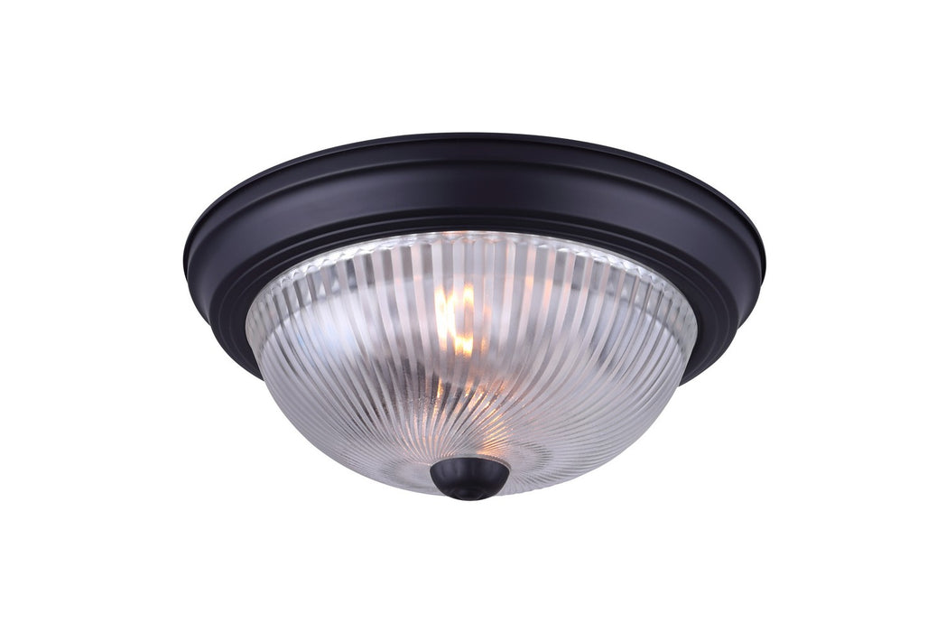 Canarm - IFM211MBK-RGC - Two Light Flush Mount - Ifm211Mbk-Rgc - Matte Black