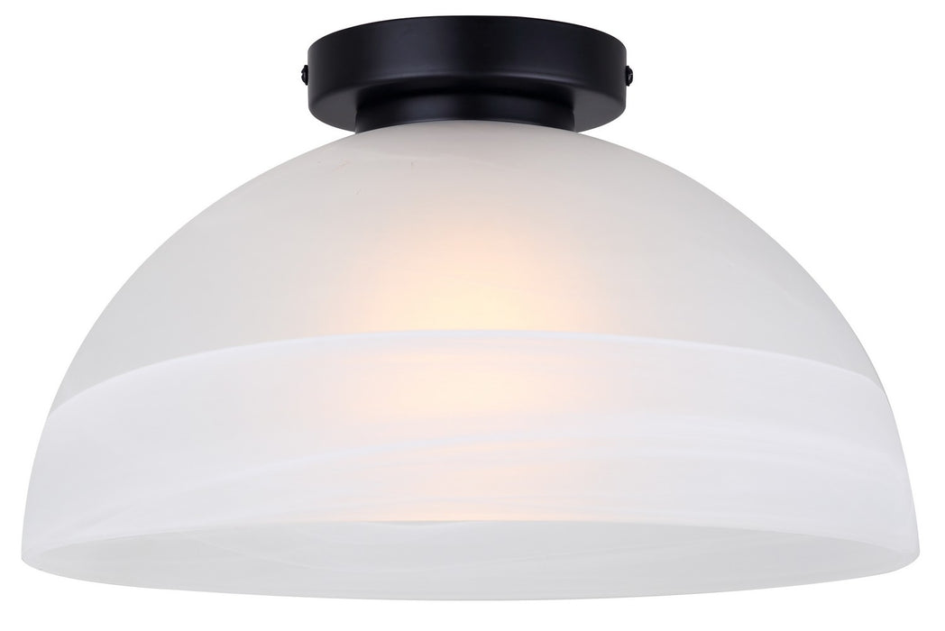 Canarm - IFM2260B13BK - One Light Flush Mount - Marek - Matte Black