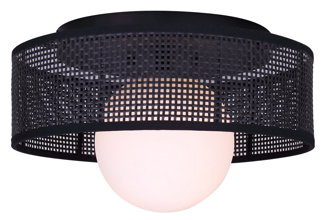 Canarm - IFM2295B12BK - One Light Flush Mount - Thane - Matte Black