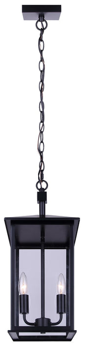 Canarm - IOL769BK - Two Light Outdoor Pendant - Rossland - Matte Black