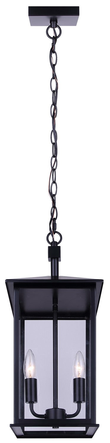 Canarm - IOL769BK - Two Light Outdoor Pendant - Rossland - Matte Black
