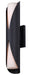 Canarm - IOL780BK - Two Light Outdoor Wall Lantern - Dylan - Sand Black