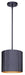 Canarm - IPL1119A01BK - One Light Pendant - Rexton - Matte Black