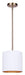 Canarm - IPL1119A01WHG - One Light Pendant - Rexton - Gold And Matte White
