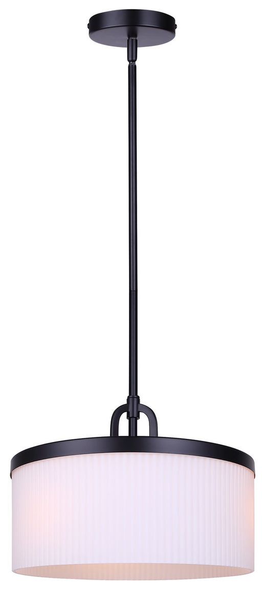 Canarm - IPL1165A03BK14-FR - Three Light Dual Mount Pendant - Kinslea - Matte Black