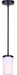 Canarm - IPL1234A01BK-FO - One Light Pendant - Britton - Matte Black