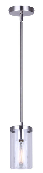 Canarm - IPL1234A01BN - One Light Pendant - Britton - Brushed Nickel