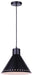 Canarm - IPL1237A01BK - One Light Pendant - Albie - Matte Black