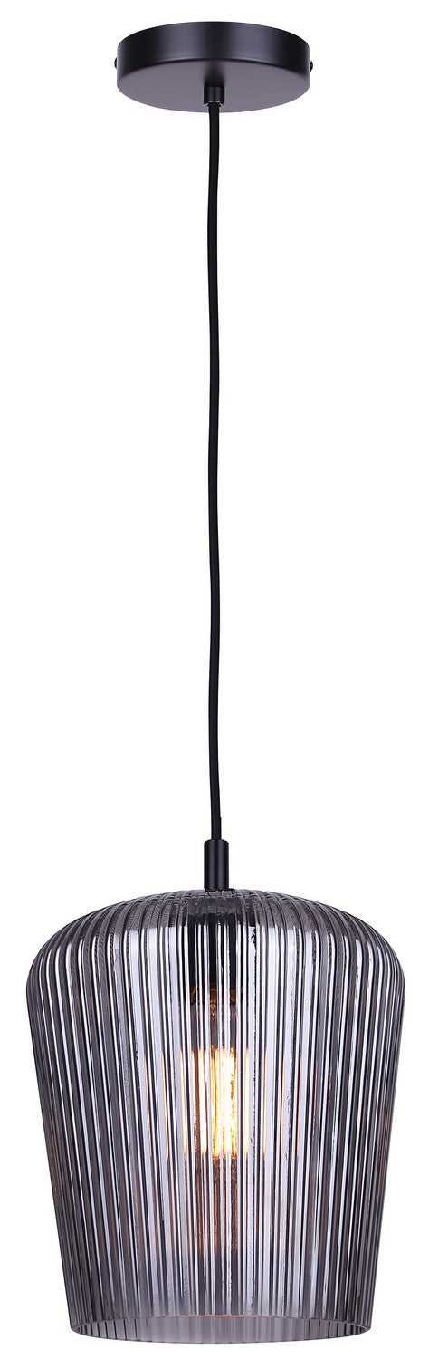 Canarm - IPL1249A01BK-SR - One Light Pendant - Leandro - Matte Black