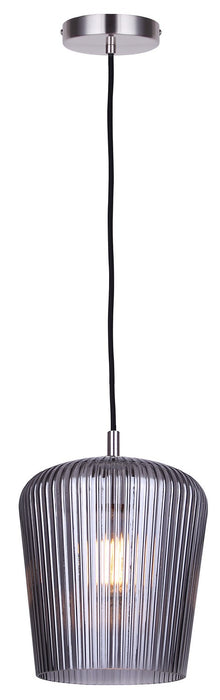 Canarm - IPL1249A01BN-SR - One Light Pendant - Leandro - Brushed Nickel