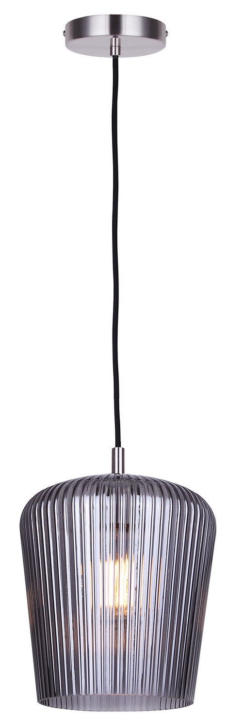 Canarm - IPL1249A01BN-SR - One Light Pendant - Leandro - Brushed Nickel