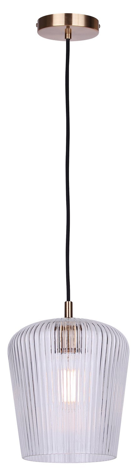 Canarm - IPL1249A01GD-CR - One Light Pendant - Leandro - Gold
