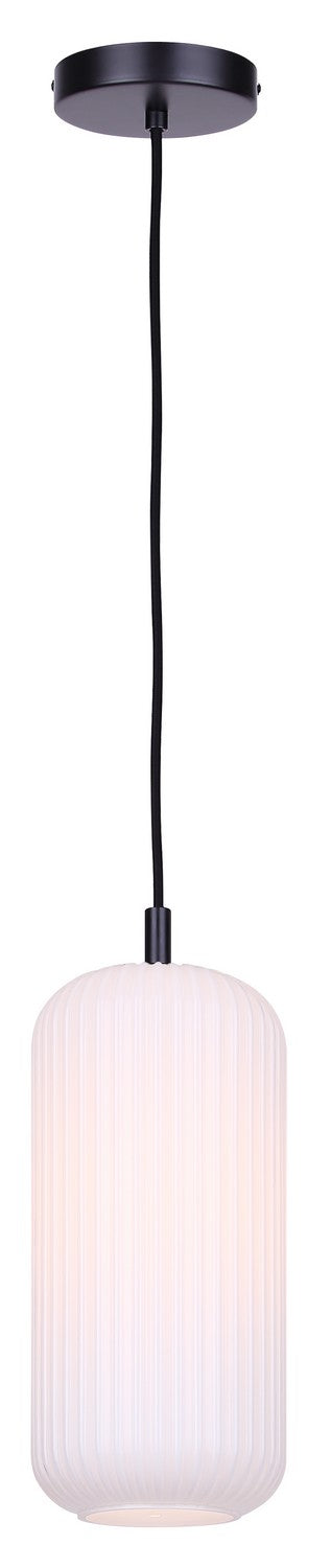 Canarm - IPL1250A01BK-OR - One Light Pendant - Malek - Matte Black