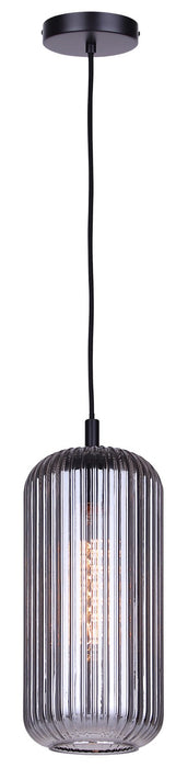Canarm - IPL1250A01BK-SR - One Light Pendant - Malek - Matte Black