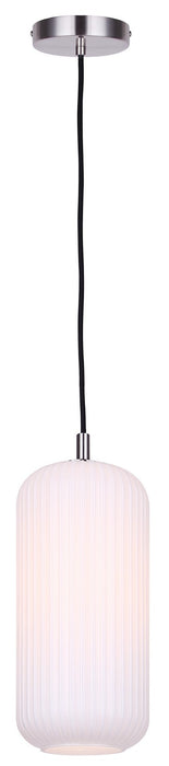 Canarm - IPL1250A01BN-OR - One Light Pendant - Malek - Brushed Nickel