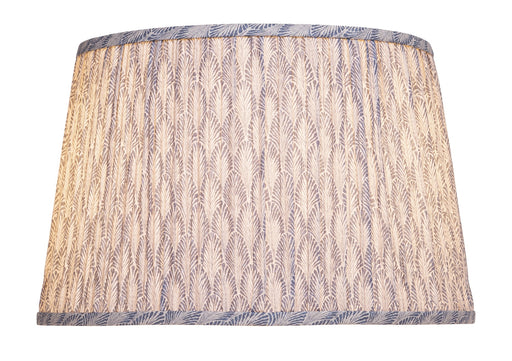 Plume Lamp Shade Blue/Ivory