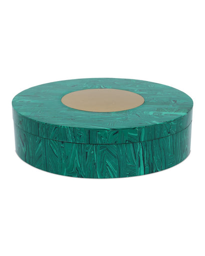 Transformation Box Marbled Green/Brushed Brass