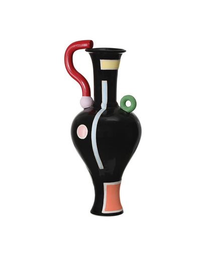 Fauvist Vase Black/Green/Red/Yellow/Orange