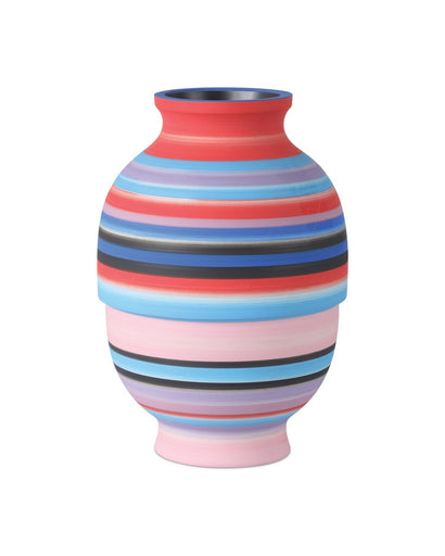Happy 80's Vase Blue/Pink/Red