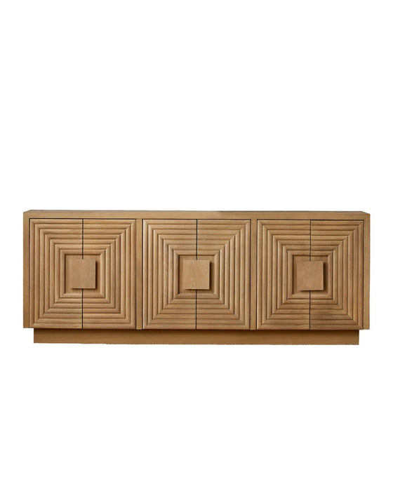 Currey and Company - 3000-0336 - Credenza - Morombe - Washed Oak